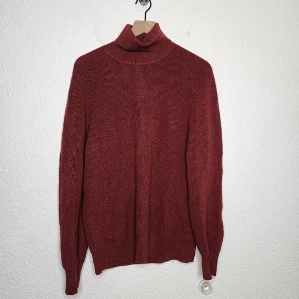 J.Crew Destination Merino Wool Saddle-Sleeve Turtleneck Sweater Men's Medium